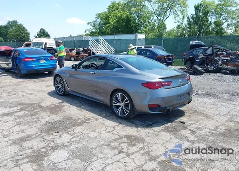 2019 Infiniti Q60 3.0T Luxe z USA, uszkodzony, nr VIN JN1EV7EL5KM290897